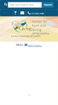 Mobile Screenshot of centerforfaithandgiving.org